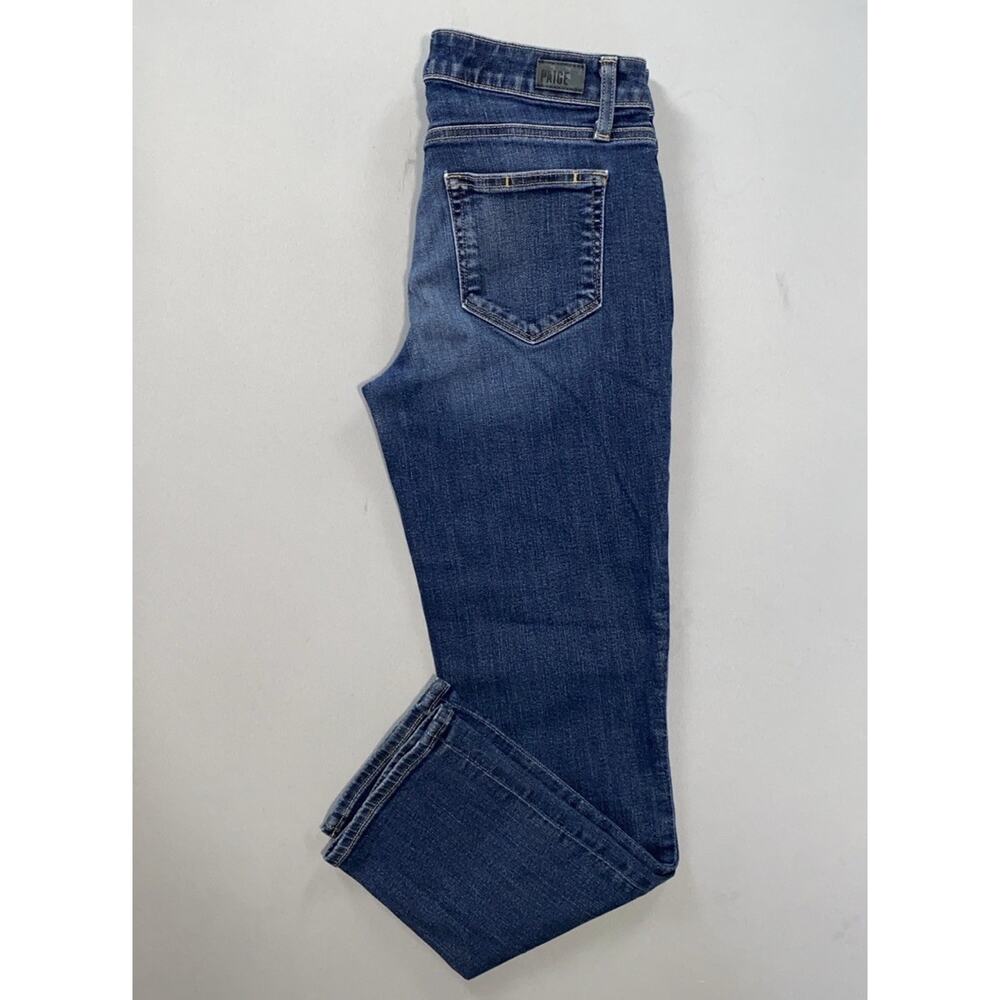 Paige 'Brigitte' Mid-Rise Stretch Denim Boyfriend Jeans in Rada. Women's 25, GUC